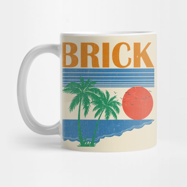 Brick \\ Retro Vintage Design by KianOlsen Art